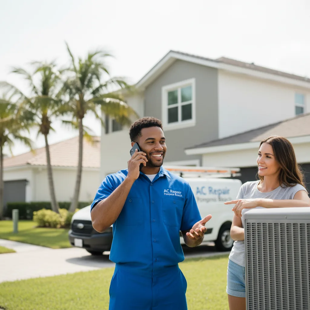 AC Repair Pompano Beach customer support in Havre